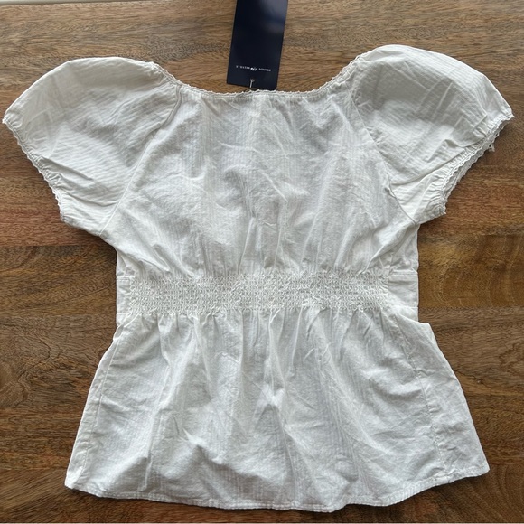 Brandy Melville Tops Nwt Brandy Melville White Babydoll Top Poshmark